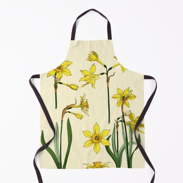Item preview, French botanical flower plate - Maurice Verneuil - Jonquille designed and sold by DejaVuStudio.