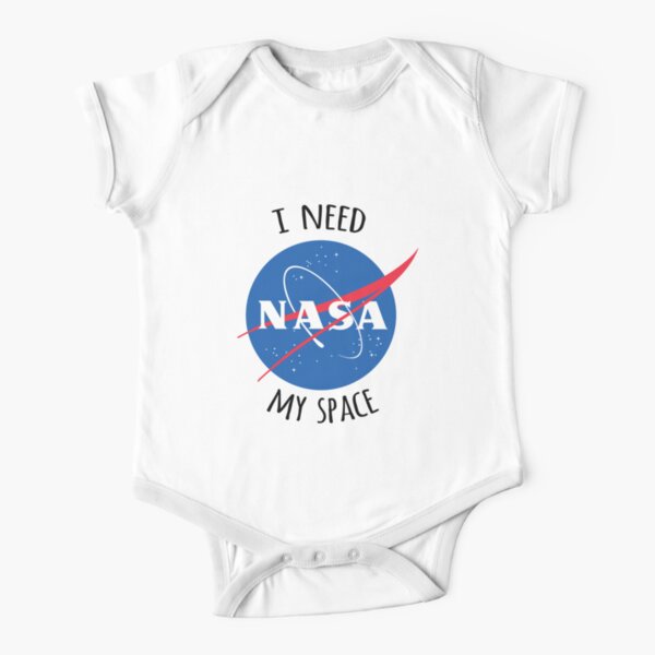 I Need My Space (NASA) Short Sleeve Baby One-Piece