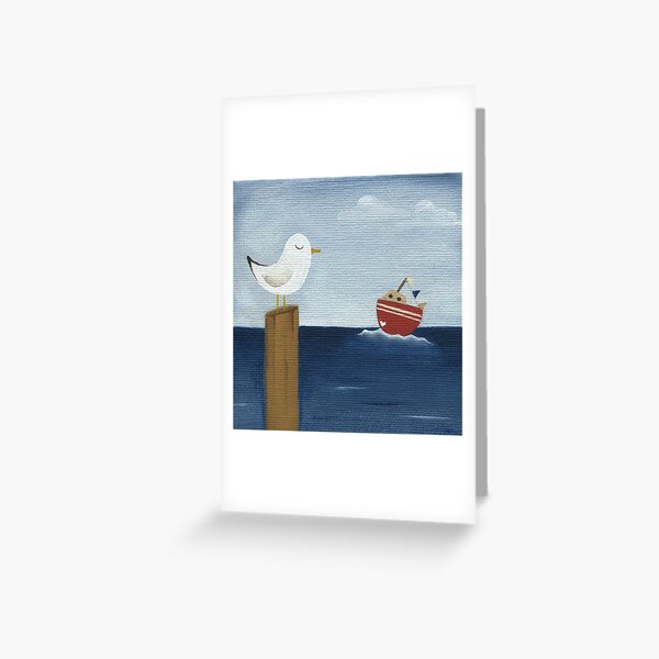 Seagul Of My Heart Greeting Card