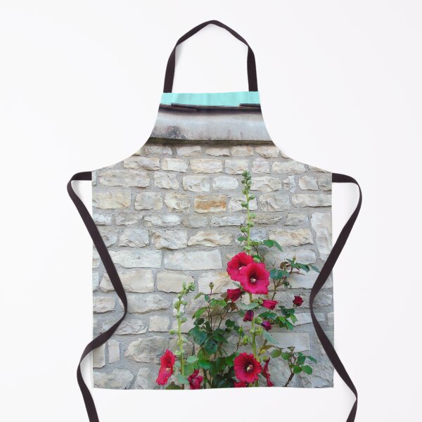 Item preview, hollyhocks and old stones designed and sold by ART22.