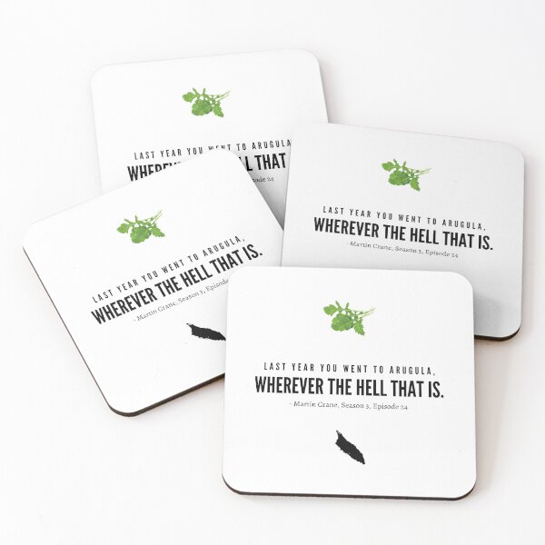 Item preview, "...Arugula, Wherever The Hell That Is."  designed and sold by Colleen Schaner.
