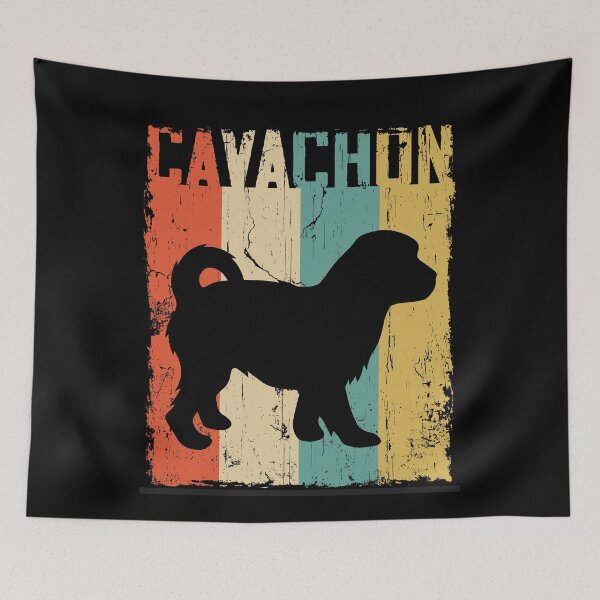 Item preview, cavachon Vintage Retro Classis Dog Lover Gift designed and sold by rafaeltto.