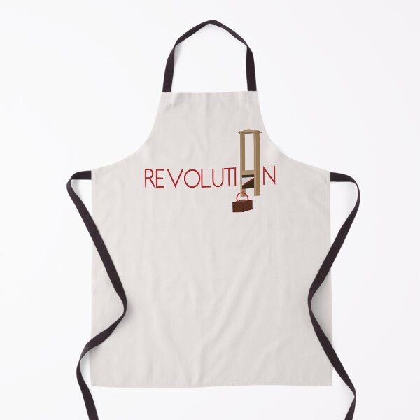 Tablier « Guillotine Révolution », par byebyesally Redbubble