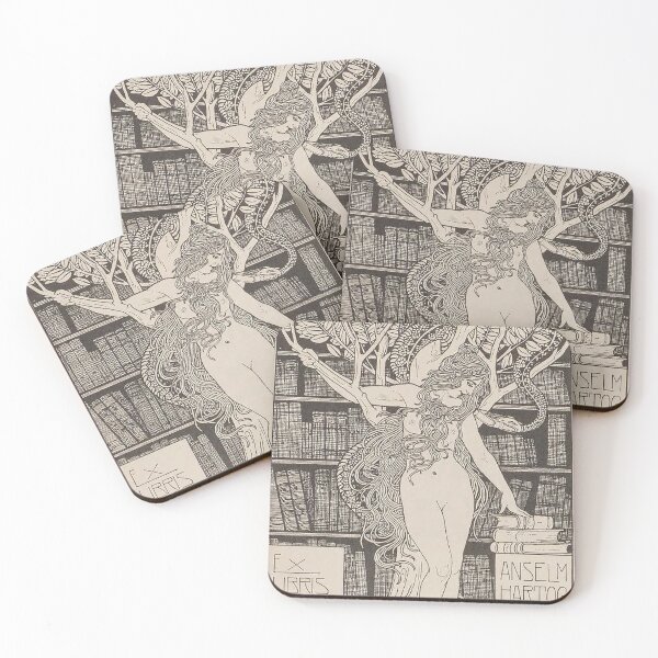 Item preview, HD. Ex-libris Anselm Hartog, by Ephraim Moses Lilien- designed and sold by MINDTHECHERRY.