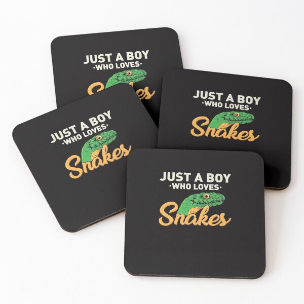 Item preview,  who loves snakes. A funny gift is this Just A Boy Who Loves Snakes design. An ideal gift for a man designed and sold by Jelisandie.