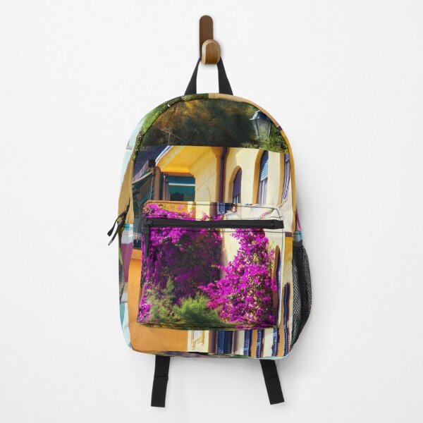 Item preview, Shuttered Windows and Bougainvillea Flowers, Monterosso Al Mare, Cinque Terre, Italy designed and sold by Yannik Hay.