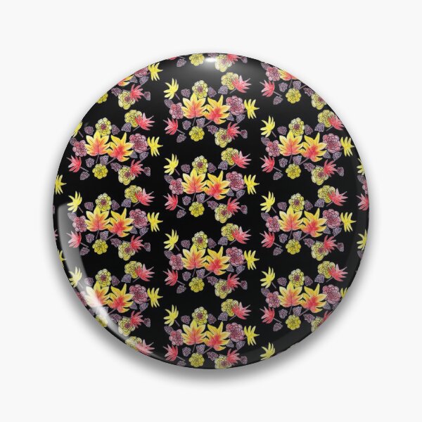 Item preview, Fall Florals 2 (Black Background) designed and sold by k.d schubach.