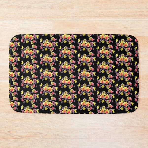 Item preview, Fall Florals 2 (Black Background) designed and sold by k.d schubach.
