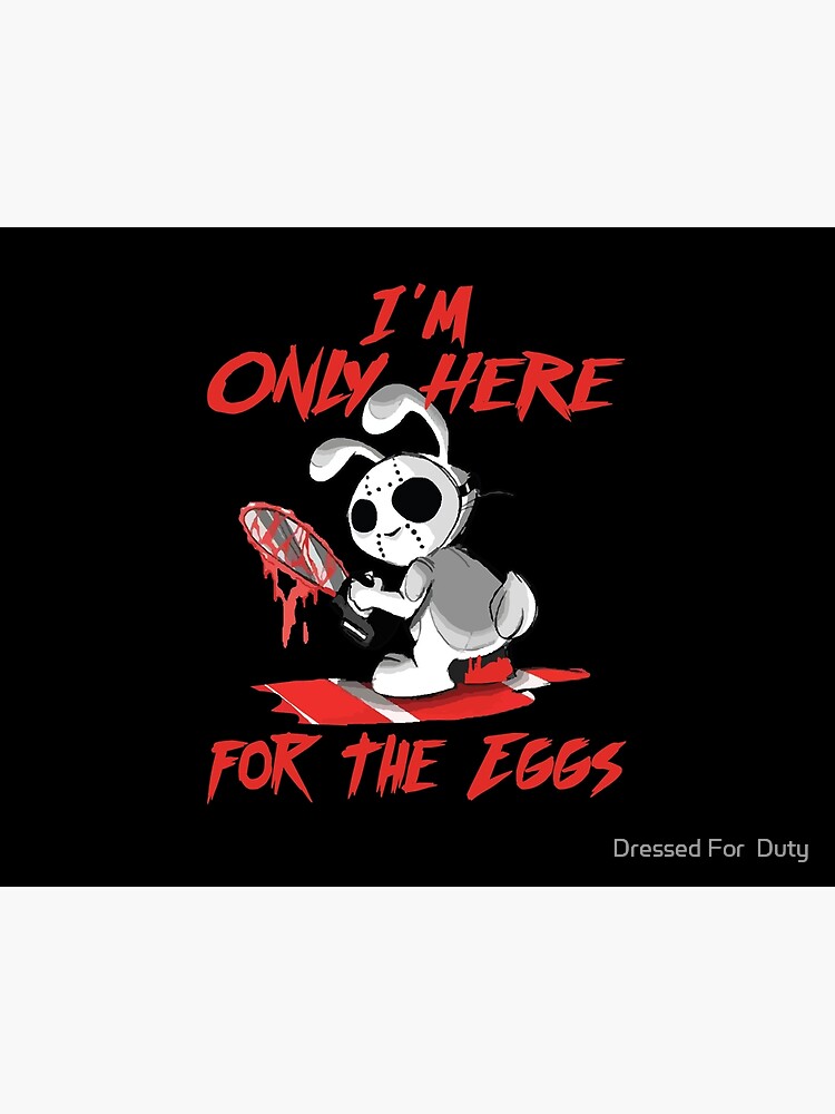 Scary Crazy Easter Bunny With Chainsaw Here For Eggs T Shirt Scary Crazy Easter Bunny With Chainsaw Here For Eggs T Shirt