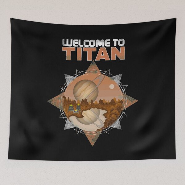 Item preview, Welcome to Titan Retro Space Art designed and sold by cosmicvisitor.