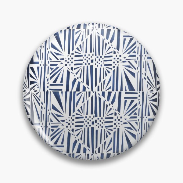 Item preview, Geometric Paper Pattern - Blue designed and sold by -Patternation-.