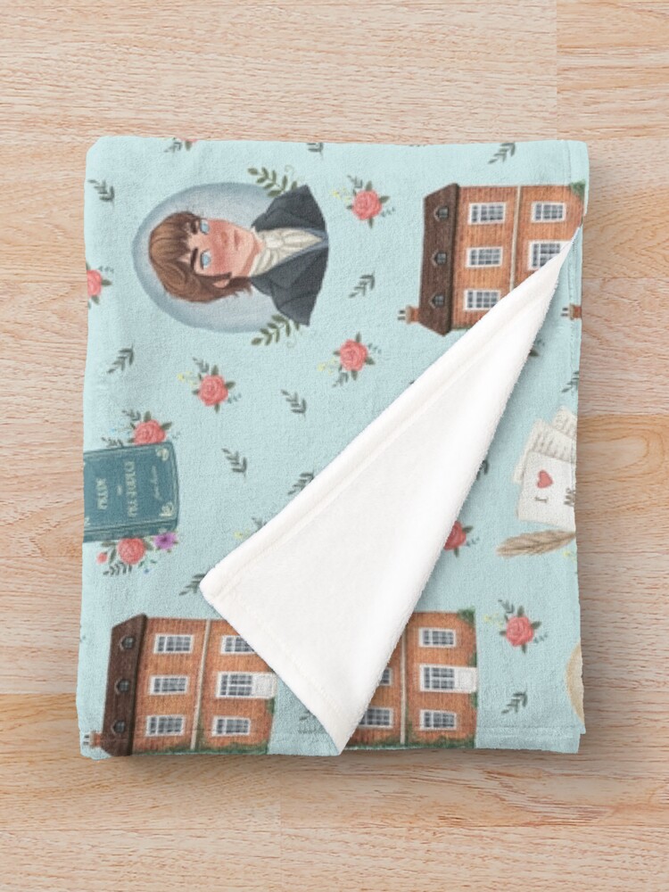 Alternate view of Pride and Prejudice - Jane Austen Inspiration Throw Blanket