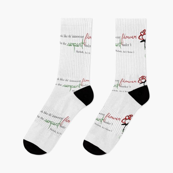 Item preview, Look like th' innocent flower, but be the serpent under 't Shakespeare Calligraphy designed and sold by skylarkdesigns.