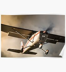 Sunset Arrival Cessna 172 Poster