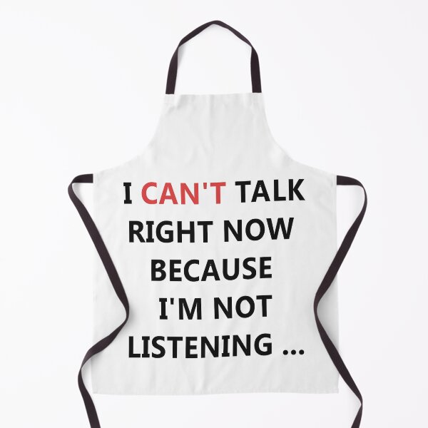 Item preview, I Can't Talk Right Now .... designed and sold by FanaticB.