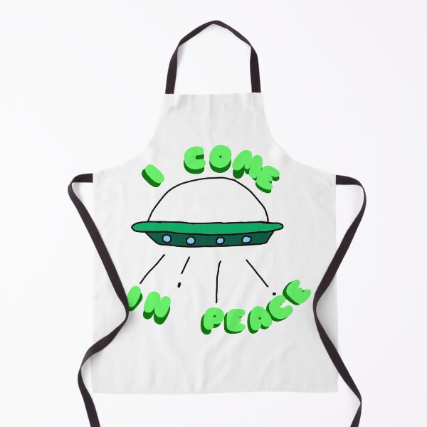 Item preview, I Come In Peace Funny UFO designed and sold by beebrody.