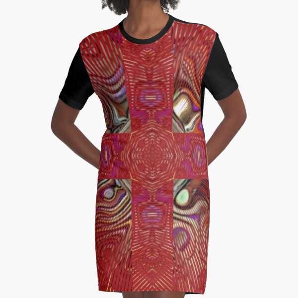 Rock The Block Graphic T-Shirt Dress