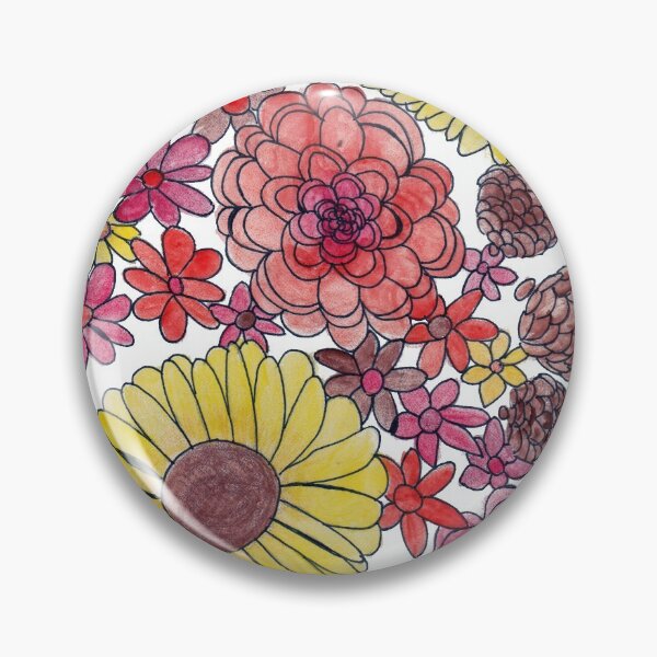 Item preview, Fall Flowers (White Background) designed and sold by k.d schubach.