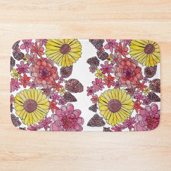 Item preview, Fall Flowers (White Background) designed and sold by k.d schubach.