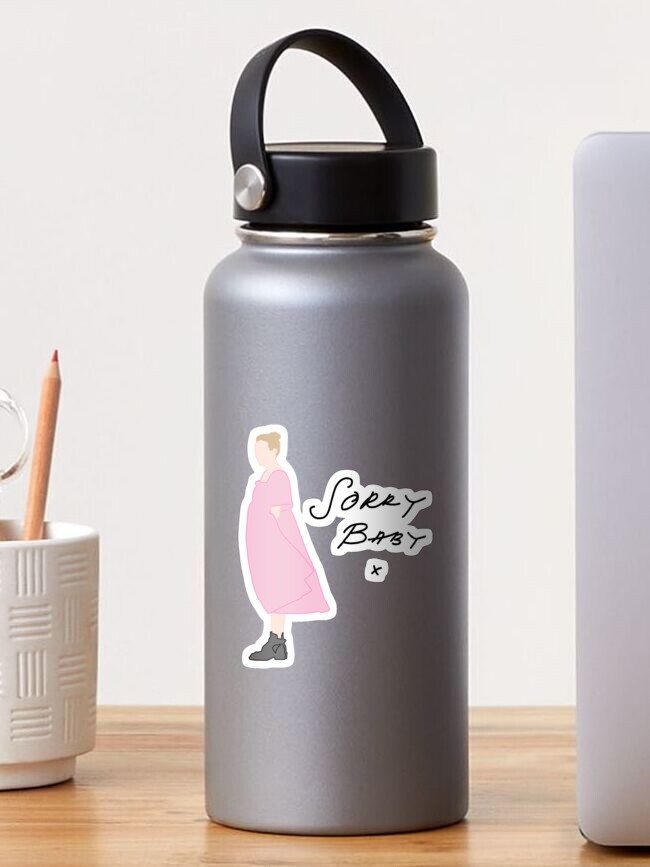 Villanelle vestido rosa lo siento bebé Killing Eve Pegatina