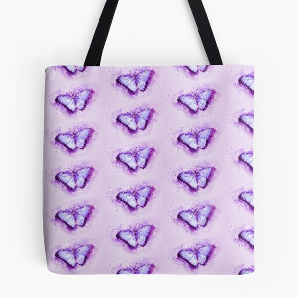 Item preview, Elegant Lavender Splattered Blue Morpho Butterfly designed and sold by reyhutchins.