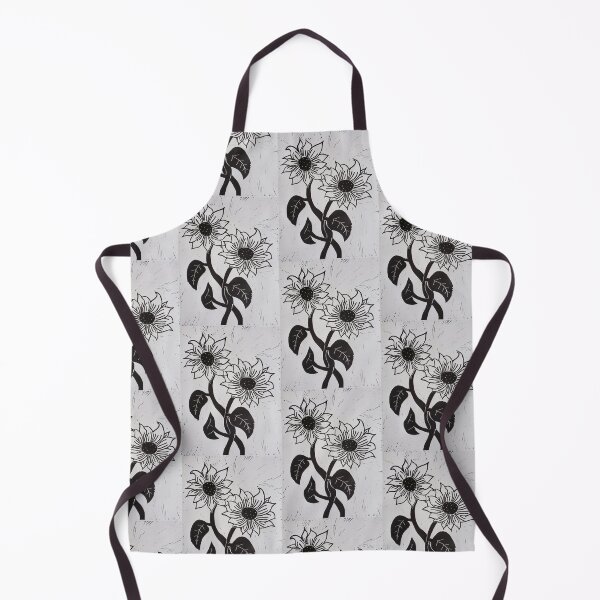 Item preview, Sunflower Linoleum Block Print designed and sold by BritW1509.