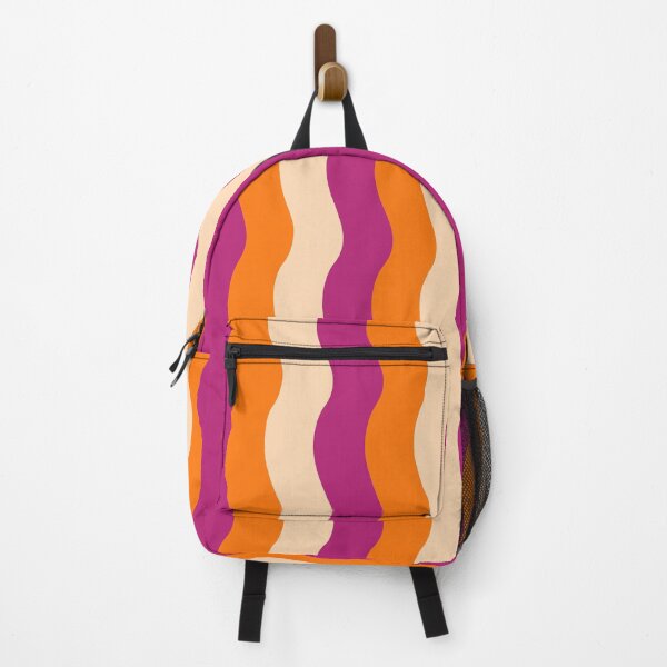 Item preview, pink groovy retro wave pattern designed and sold by prismatic paper co.