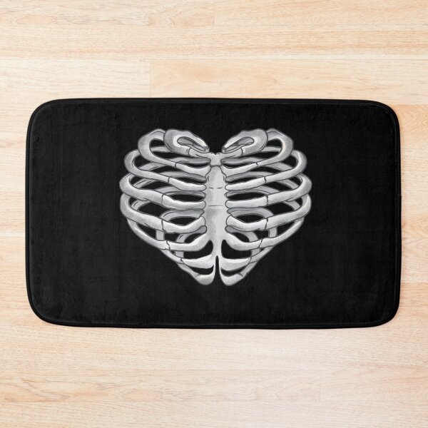 Item preview, Skeleton rib heart, Broken, heart,  heart disease awareness designed and sold by Collagedream.