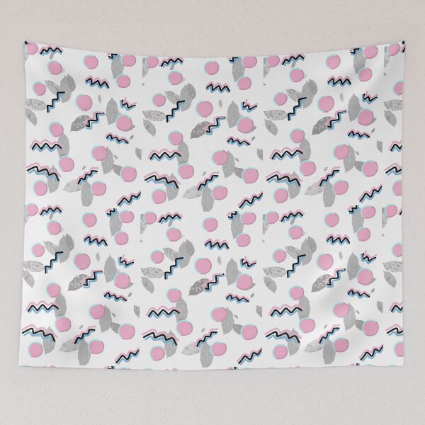 Item preview, pink grey blue pattern  designed and sold by RoseJ2325.