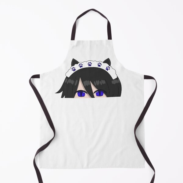 Item preview, Neko Maid Peeker | Café Clicker designed and sold by mangaBear.