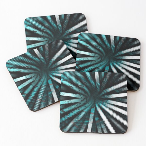 Item preview, Circular Lines Aqua designed and sold by SirkDesignsLtd.