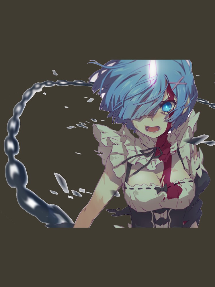"Re Zero Angry Rem" Tshirt by Gregsaur Redbubble