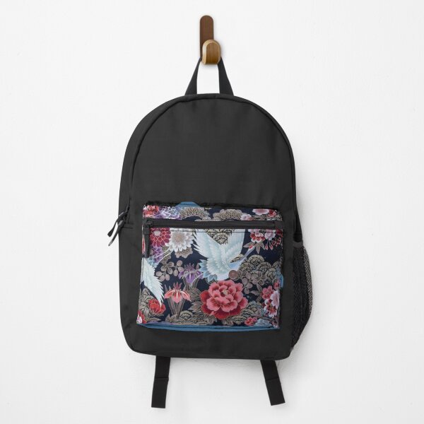 Item preview, Japanese Crane & Flowers - Abstract - Asian Inspired designed and sold by BlackRabbit33.