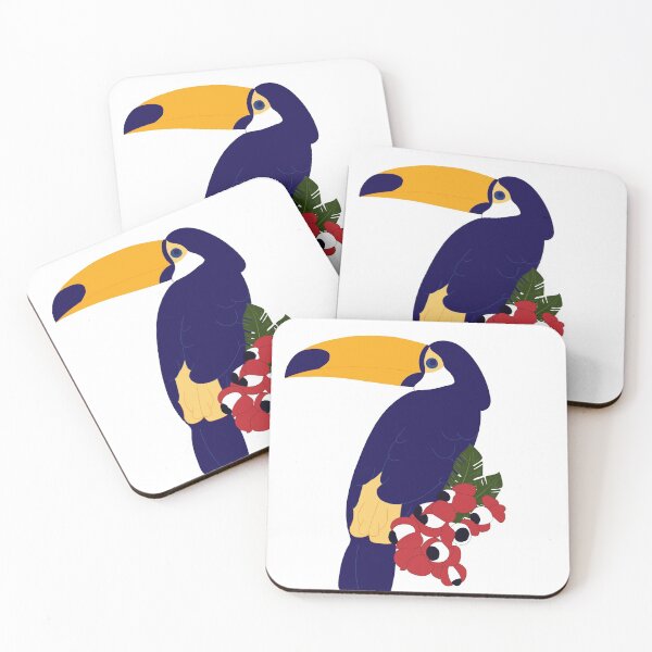 Item preview, Tropical toucan  designed and sold by aziulmarinho.