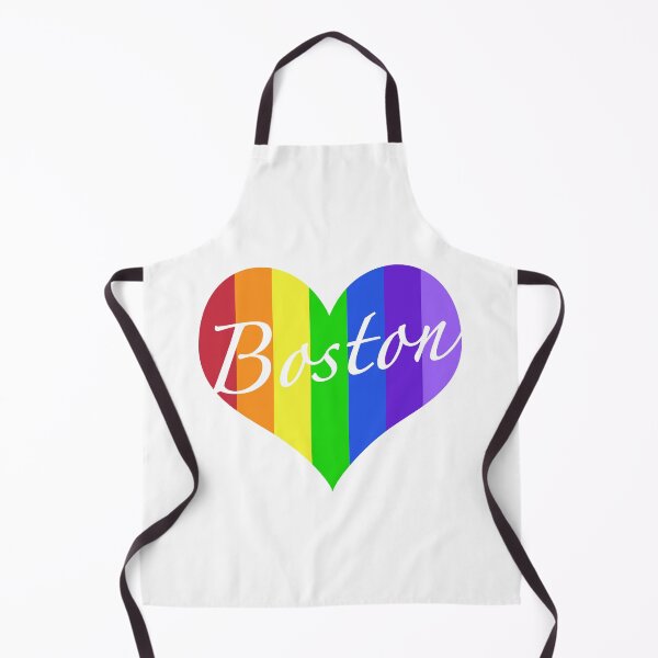 Artikelvorschau, Boston Regenbogenherz entworfen und verkauft von MightyFineGoods.