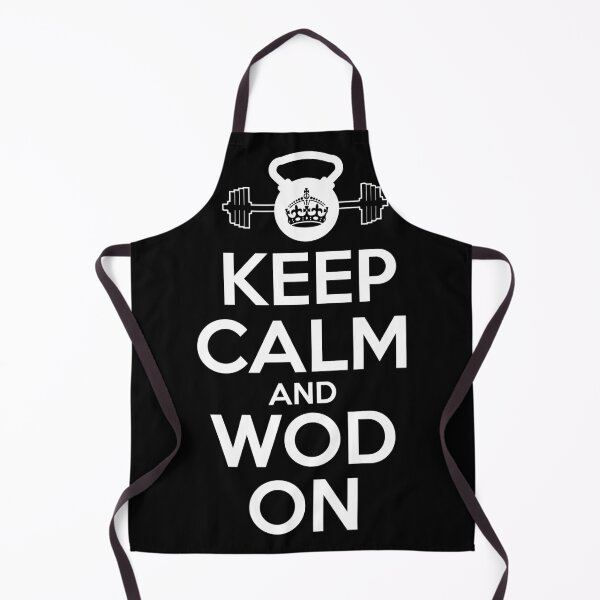 Item preview, Keep calm and WOD on Fitness Funny Mens Women Unisex Gifts Present Functional Fitness Gym Power Lifter Fit WOD designed and sold by Talia Jones.