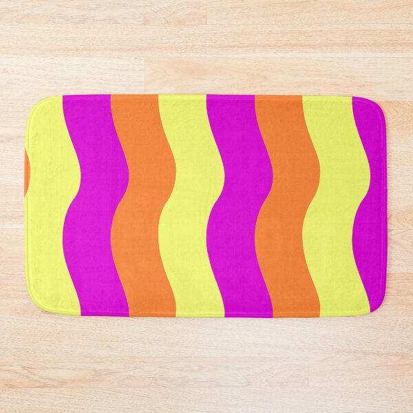 Item preview, pink orange yellow groovy retro wave pattern designed and sold by prismatic paper co.