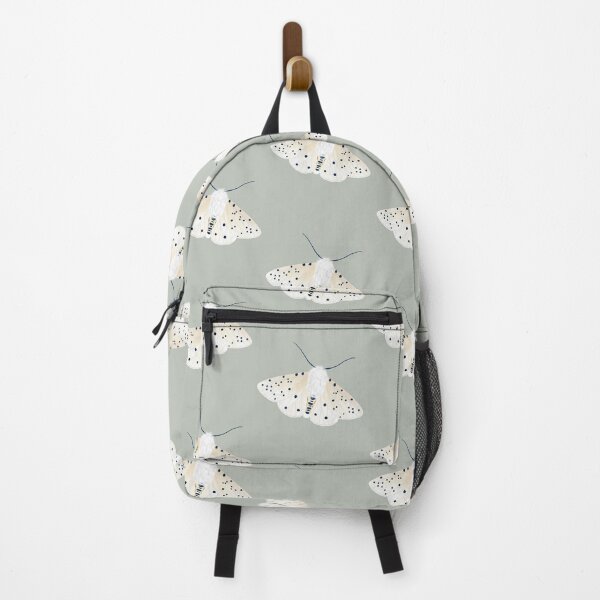 Item preview, White Ermine Moth, Insect, Fluffy, Black and White designed and sold by ChloesNook.