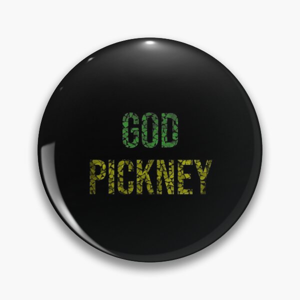 Item preview, Green and gold God Pickney Jamaican Patois Dialect Distressed Christian typography designed and sold by sinceanna.