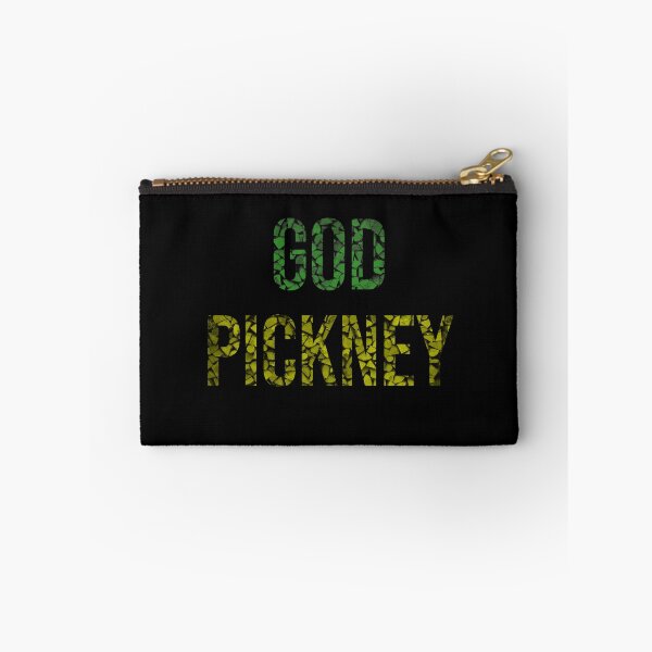 Item preview, Green and gold God Pickney Jamaican Patois Dialect Distressed Christian typography designed and sold by sinceanna.