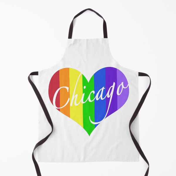 Item preview, Chicago Rainbow Heart designed and sold by MightyFineGoods.