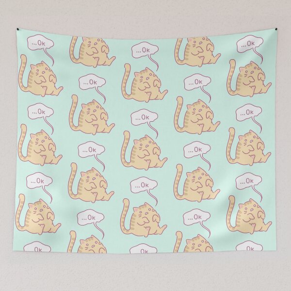 Item preview, Unimpressed Kitty designed and sold by Hamburgirl Art.