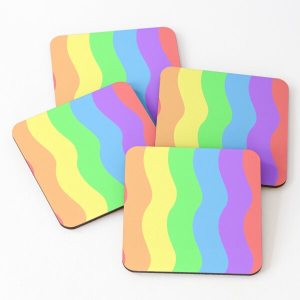 Item preview, rainbow groovy retro wave pattern designed and sold by prismatic paper co.
