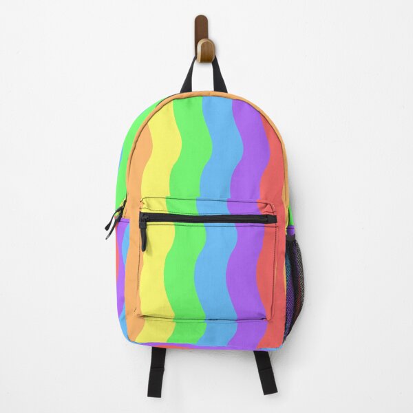 Item preview, rainbow groovy retro wave pattern designed and sold by prismatic paper co.
