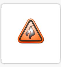 Flammable Sticker