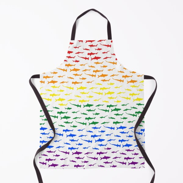 Item preview, Shark Pattern Pride on White designed and sold by Miles J..