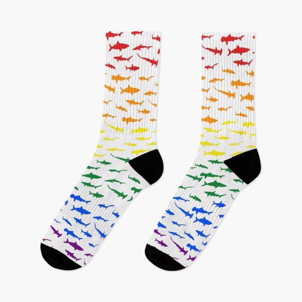 Item preview, Shark Pattern Pride on White designed and sold by Miles J..