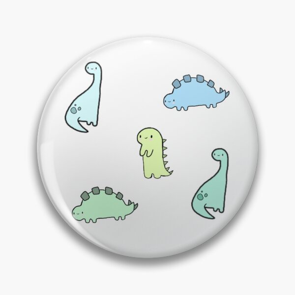 Item preview, cute baby dinosaur sticker pack designed and sold by blar-417.