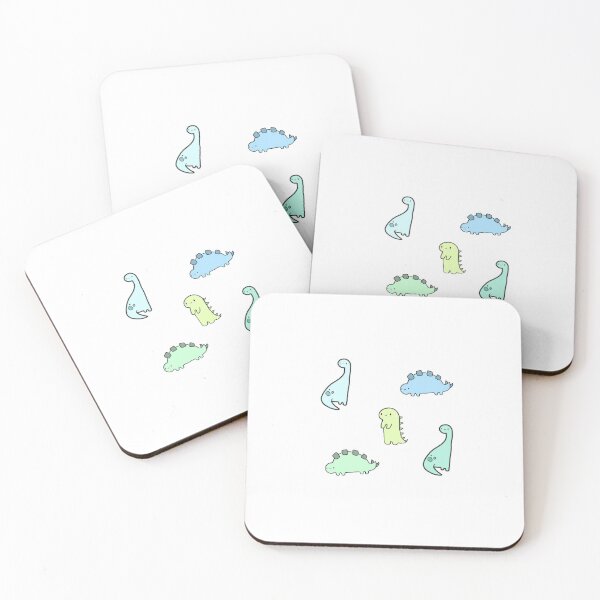 Item preview, cute baby dinosaur sticker pack designed and sold by blar-417.