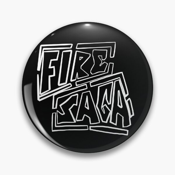 Item preview, Fire Saga logo - White outline - Eurovision Song Contest designed and sold by peterdrawings.